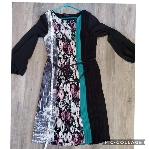 BcbgMaxAzria Evie pleated belted career dress - Picture 5 of 8